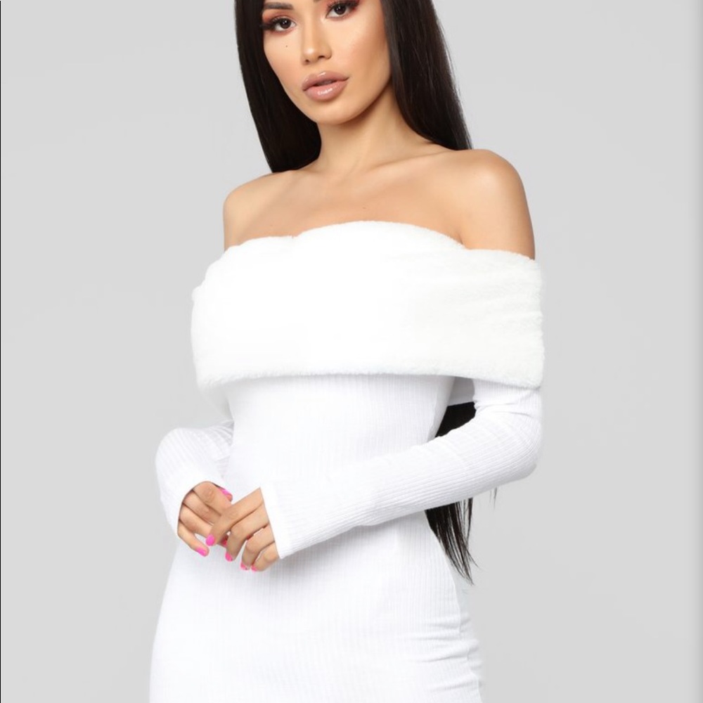 Off the shoulder dress